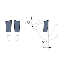 Pjūklas 254x25.4x2.0-3.0 mm z- 36